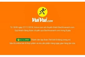 TGDĐ hồi sinh Vuivui.com, trở lại “cuộc chiến” thương mại điện tử?