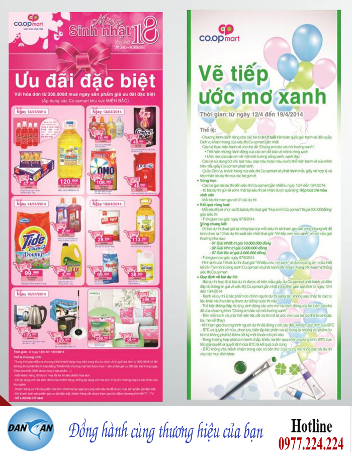 in poster quảng cáo tạ Thanh Hoá