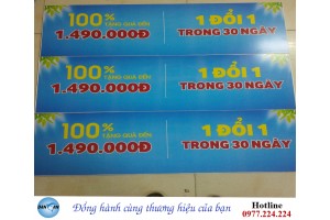 Các sản phẩm in ấn bảng, biển quảng cáo trên chất liệu formex tại Thanh Hóa
