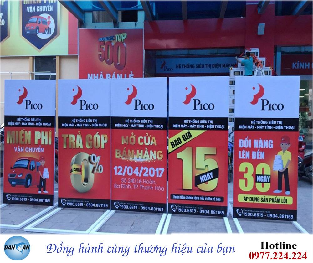 in decal pp, in ấn quảng cáo